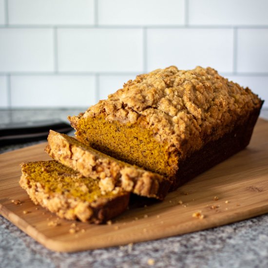 Pumpkin Streusel Bread