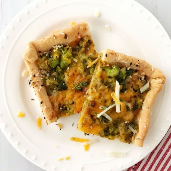 Broccoli and Cheese Tart