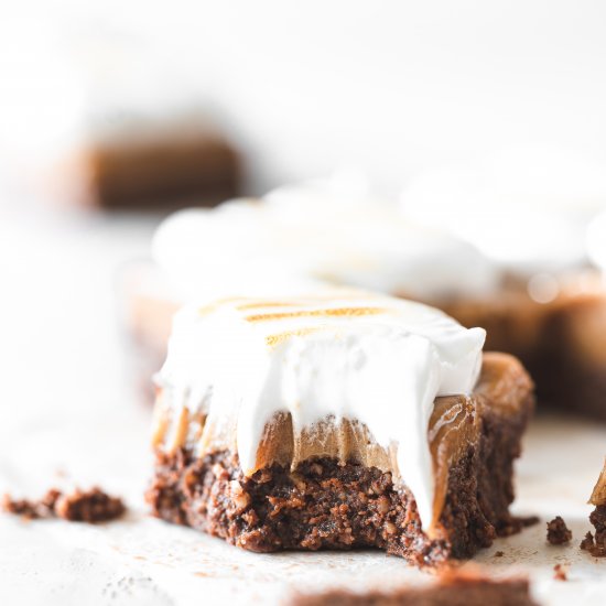 CARAMEL MARSHMALLOW BROWNIES