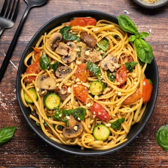 Vegetable Linguine