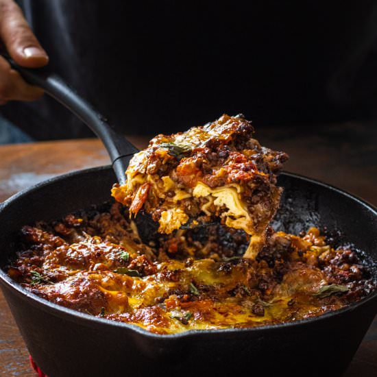 Aubergine Lasagne