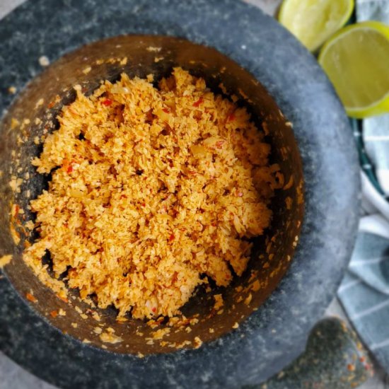 Sri Lankan Coconut Sambol