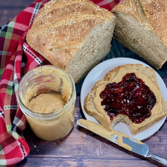 Old-Fashioned Homemade Peanut Butter