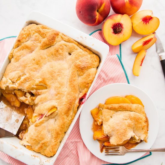 Old-Fashioned Peach Cobbler