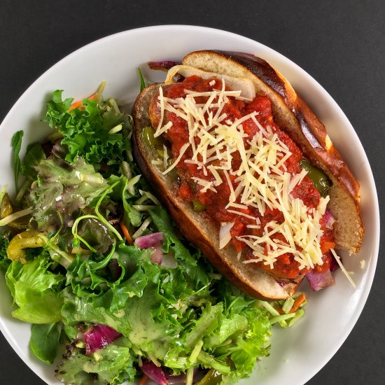 Air Fryer Sausage and Peppers