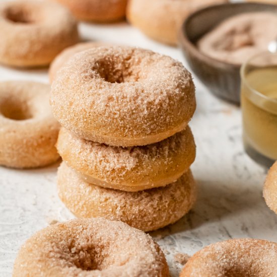 Apple Cider Mochi Donuts