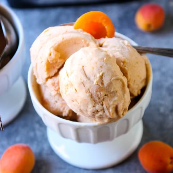 Apricot Mascarpone Ice Cream