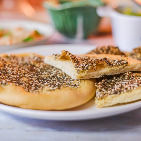 Manakish (Lebanese Za’atar Bread)