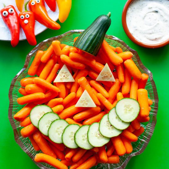 Halloween Veggie Tray