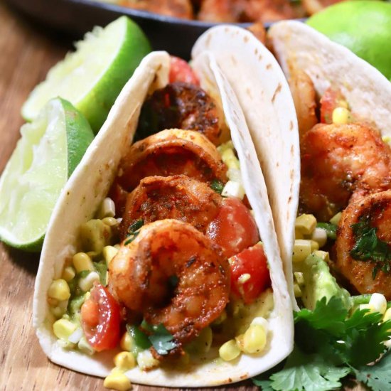 Blackened Shrimp Tacos