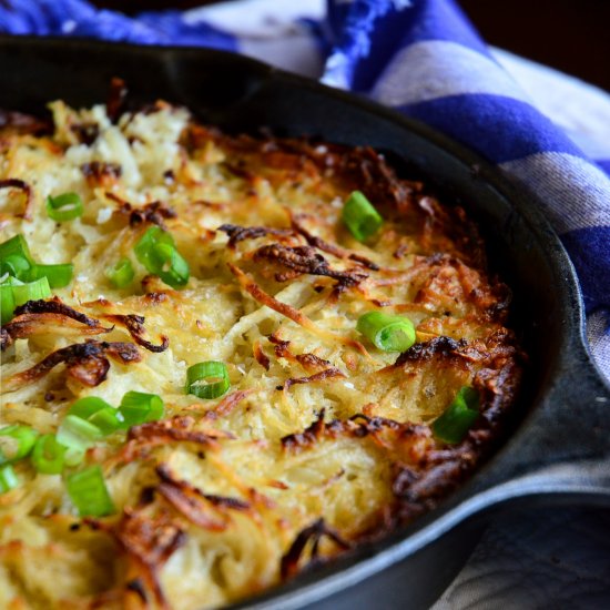 Potato Kugel in Duck Fat