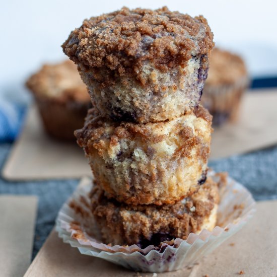 Easy Vegan Blueberry Muffins