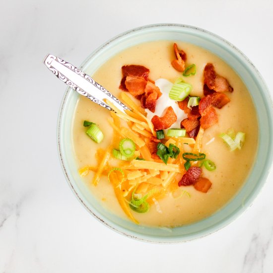 Gluten Free Loaded Potato Soup