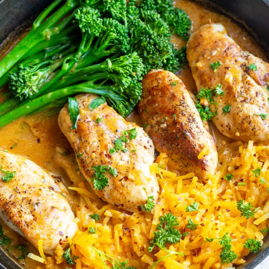 Coconut Curry Chicken Skillet