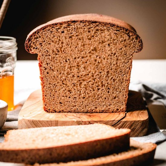 Honey Wheat Sandwich Bread