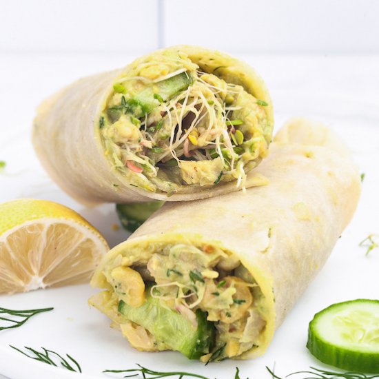 Vegan Avocado Wrap