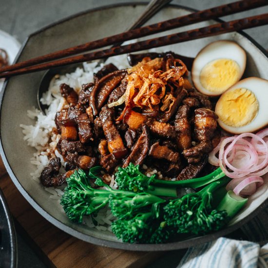 Lu Rou Fan-Taiwanses Pork Rice Bowl