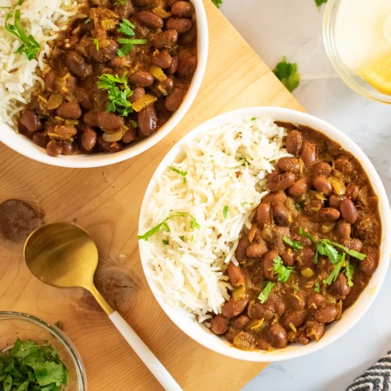 One-pot 30 mins kidney beans curry