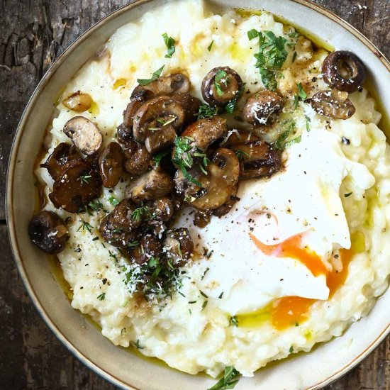 Risotto with Balsamic Mushrooms