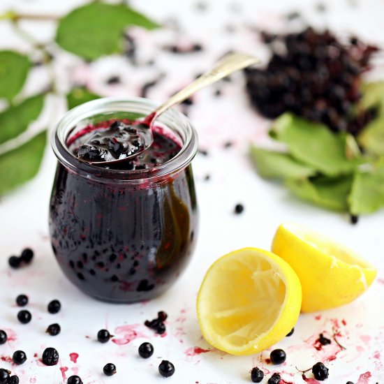 Simple Elderberry Jam