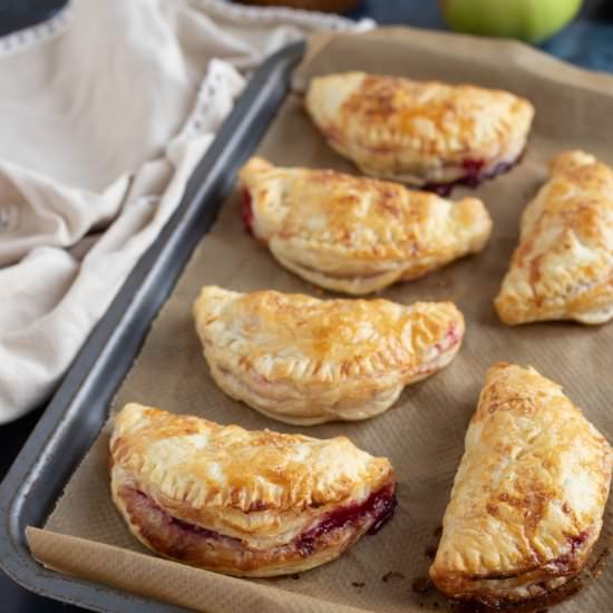 Apple & Blackberry Turnovers