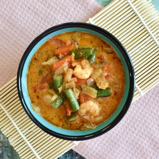 Red Thai Prawn Curry