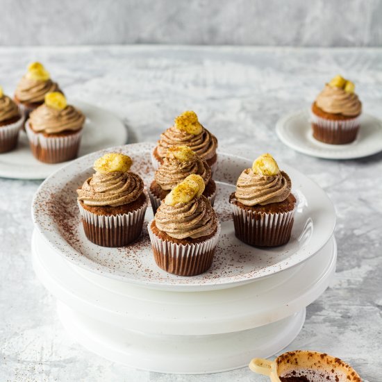 Banana and Brown Sugar Cupcakes