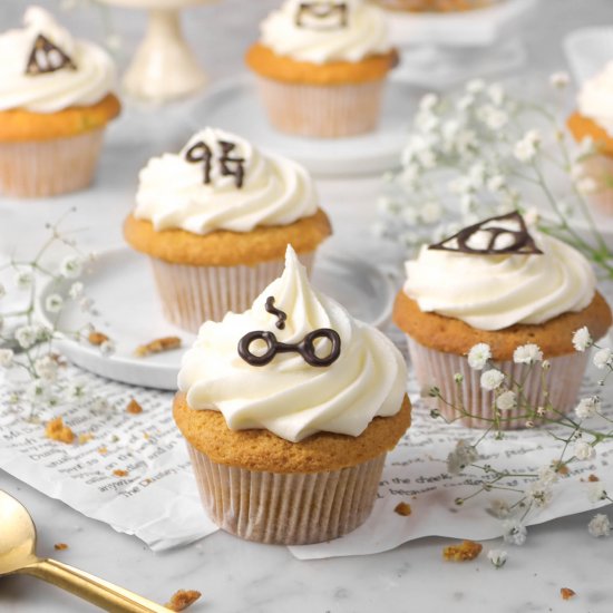 Butterbeer Cupcakes