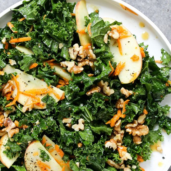 Everyday Kale and Apple Salad