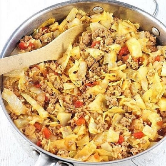 unstuffed cabbage roll skillet