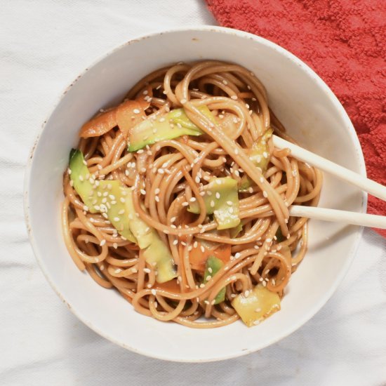 Stir Fried Sesame Noodles