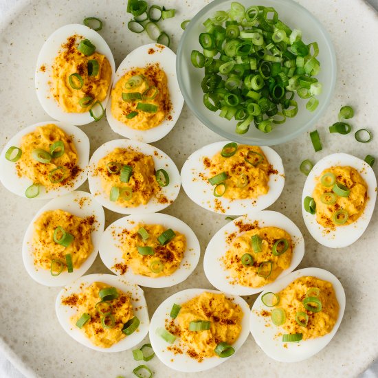 Spicy Deviled Eggs