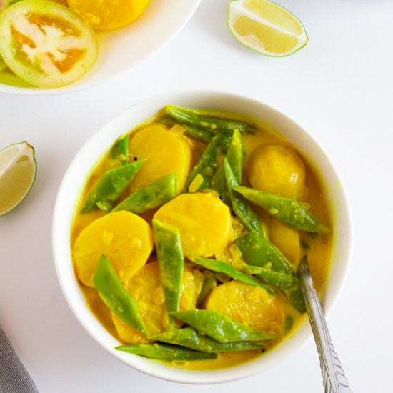 POTATO & GREEN BEAN CURRY