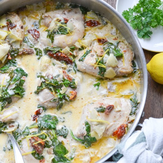 Creamy Tuscan Chicken