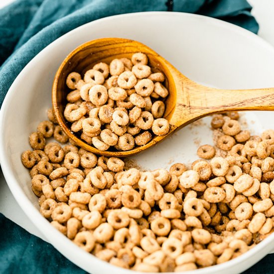 Mini Doughnut Hot Buttered Cheerios