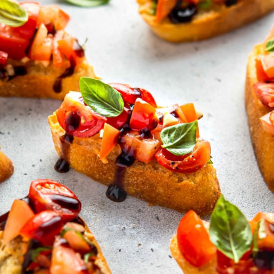 Classic Italian Bruschetta