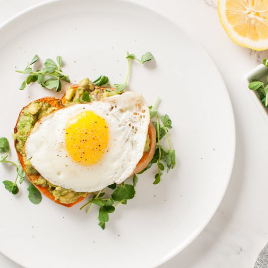 Breakfast Sweet Potato Toast