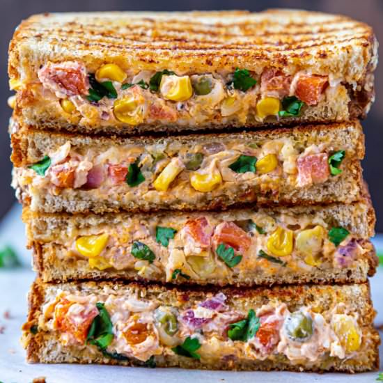 Creamy Vegetable Sandwich