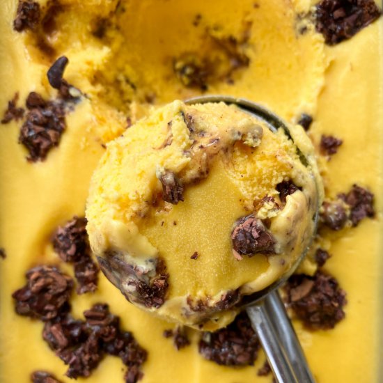 Mango Grand Marnier Ice Cream