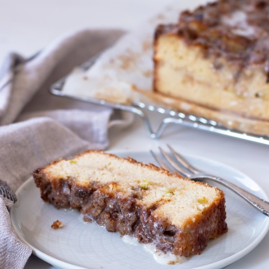 Keto Apple Fritter Bread