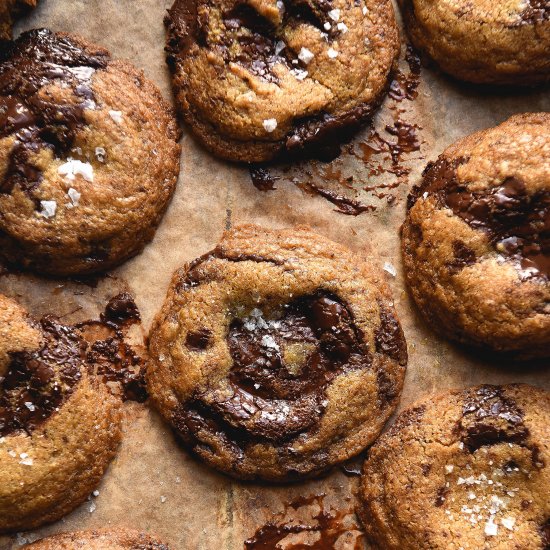 Gluten free choc-chip cookies