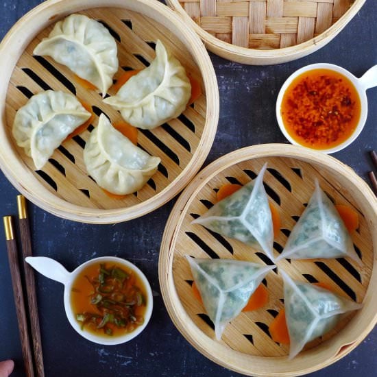 Steamed Dumpling two ways