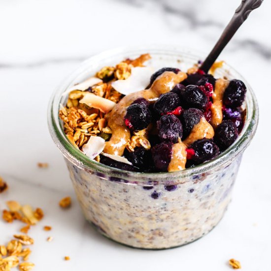 Blueberry Overnight Oats