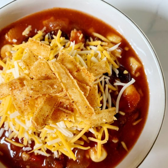 One Pot Black Bean and Corn Soup