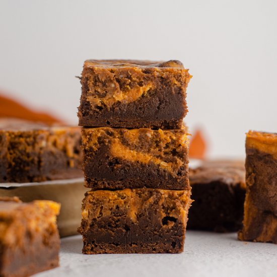 pumpkin cheesecake brownies