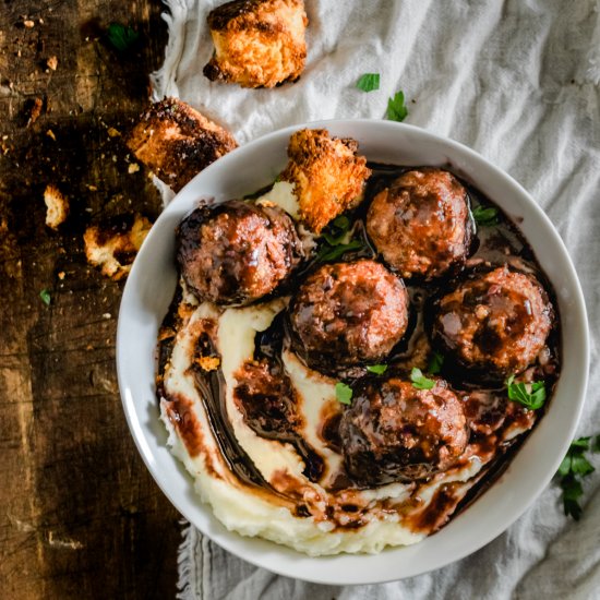 Cherry Wine Meatballs