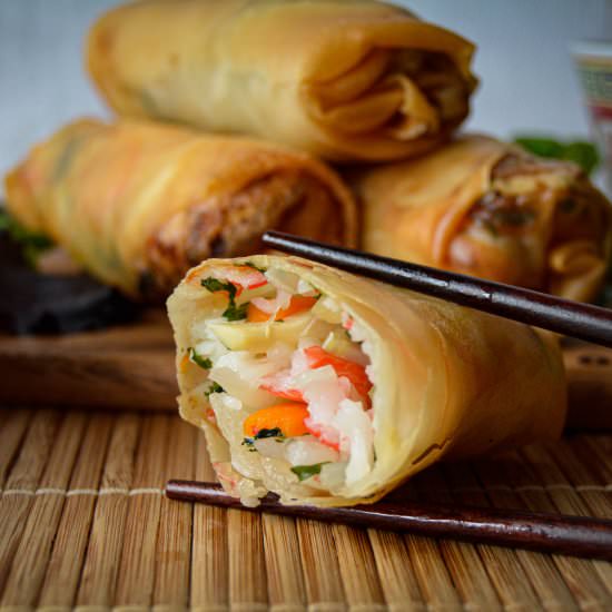 Seafood Spring Rolls