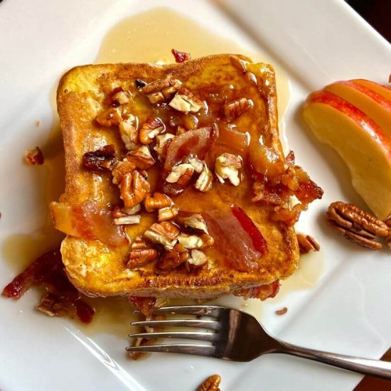 Bacon-Apple-Pecan Stuffed French Toast