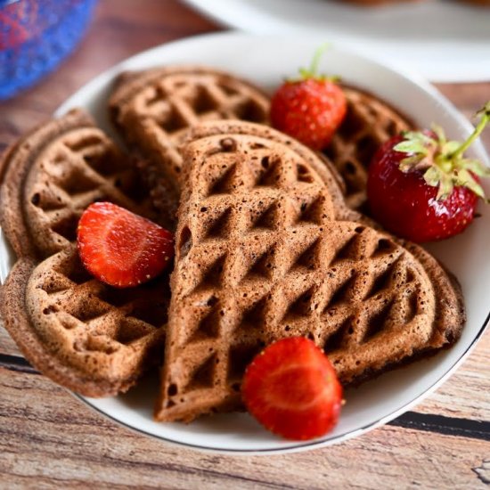 Cocoa waffles