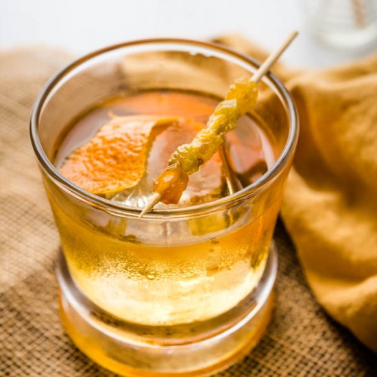 Spiced Rum Raisin Old Fashioned